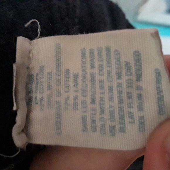 American Eagle Vintage Style Navy and Brown Sweater size large - Picture 6 of 6